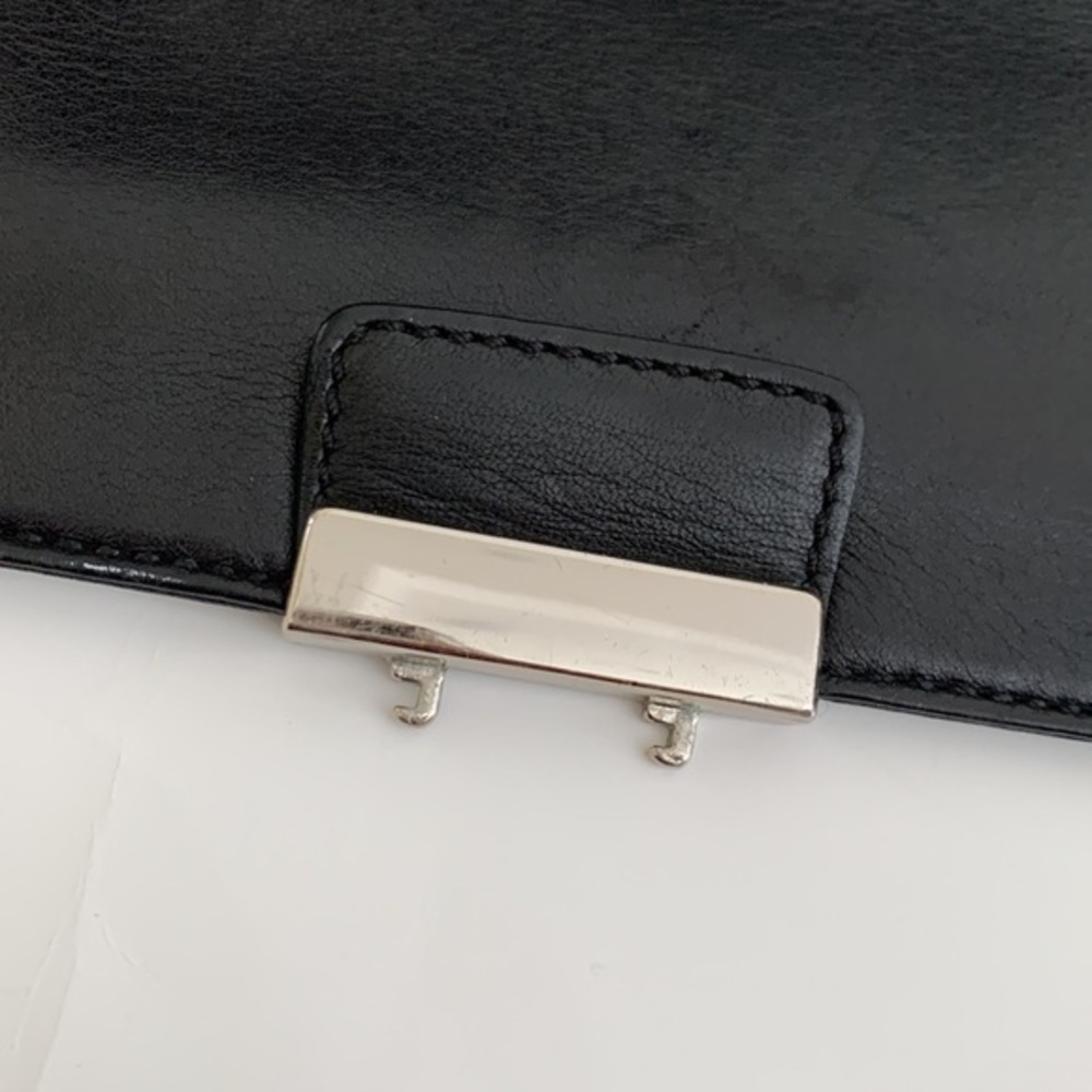Coach Laptop Messenger Crossbody Briefcase Black Leather Lock Business Bag 5307 - Picture 5 of 16